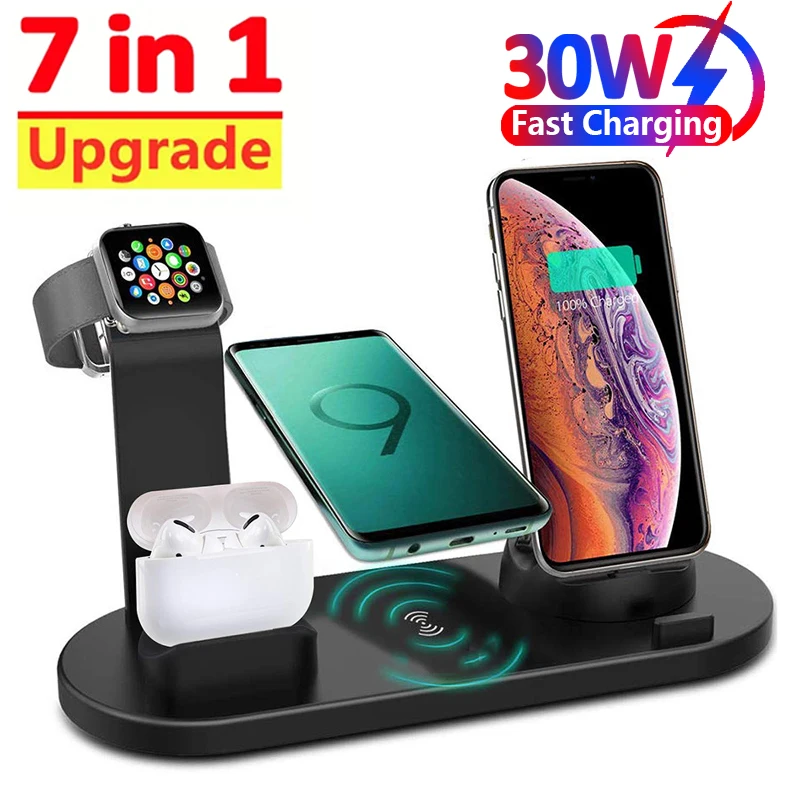Smartwatch X12 - 7 In 1 Kablosuz Şarj Standı