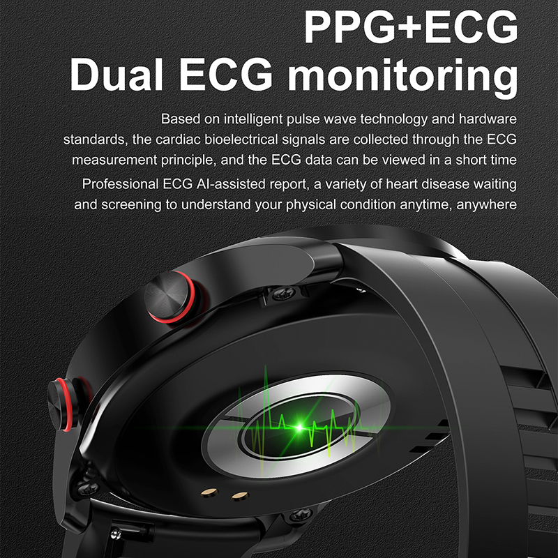 EKG + PPG Bluetooth Çağrı akıl - Smartwatch Custom incelemesi ve fiyatı